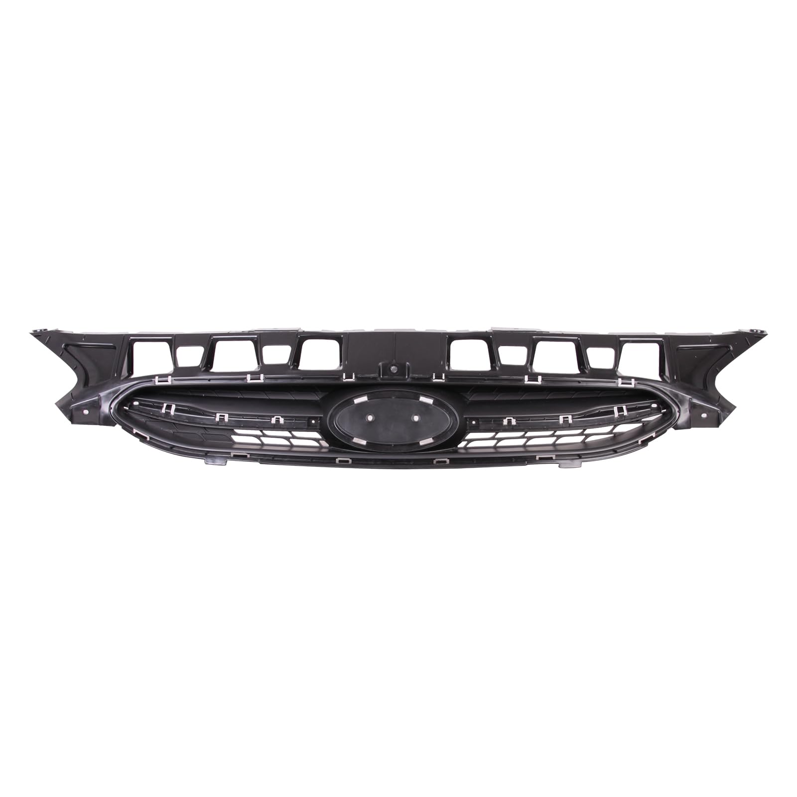 TYG (CAPA QUALITY) Front Grille Compatible with 2015-2017 Hyundai Accent Sedan/Hatchback, PP OEM Replacement Bumper Grill for HY