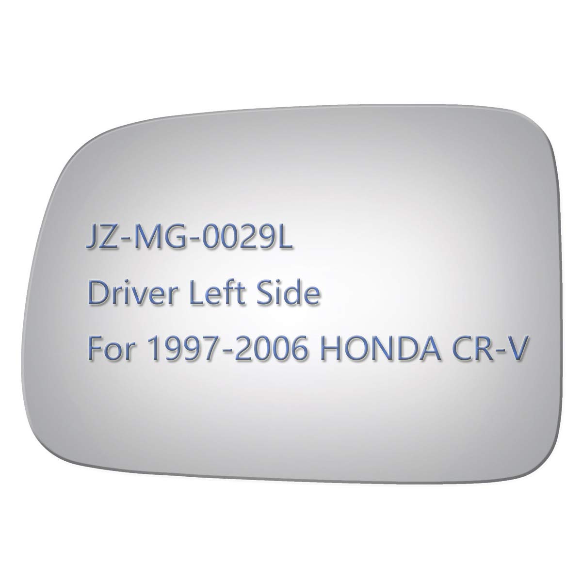 Jzsuper Side Mirror Glass Fit For 1997-2006 Honda Cr-V, Driver Left Side View Lh Replacement Rearview Flat Glass, Non Heated Including Adhesive