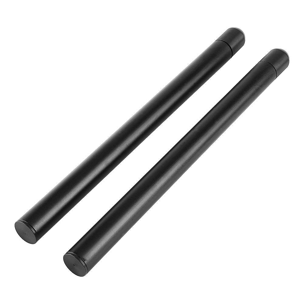 1 Pair 78 22Mm Handlebar Tubes Keenso Universal 78 Motorcycle Handlebar Tubes Clipon Replacement Accessory (Black)