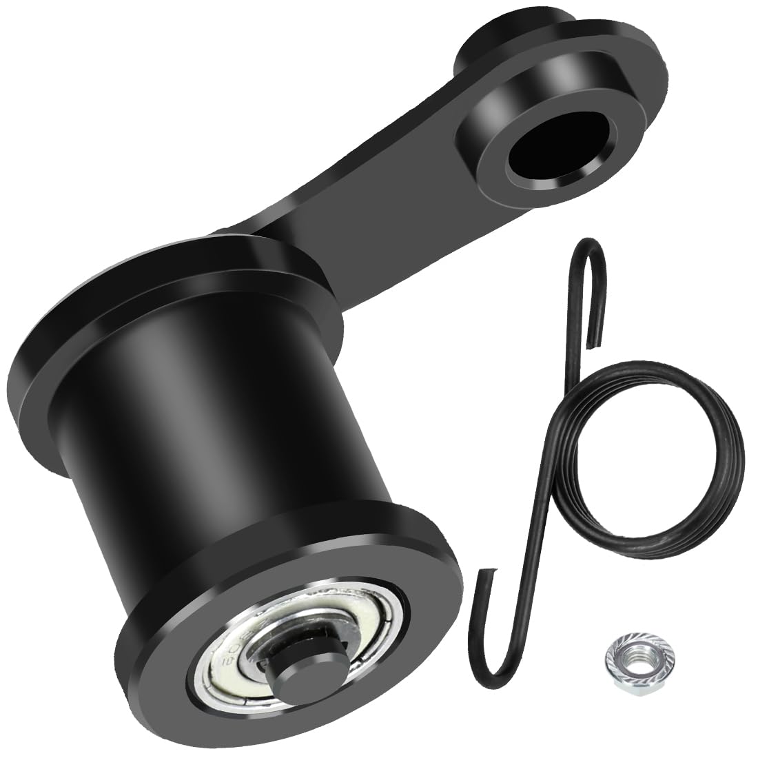 Yoxufa Mini Bike Chain Tensioner With 1-3/4' Roller Replacement For Coleman Ct200U Bt200X Ct200U-Ex Mini Bike Baja Warrior Mb200 Massimo Trailmaster Predator 212 196Cc 200Cc 6.5Hp Powersports Parts