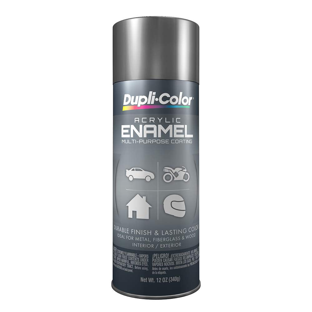 Dupli-Color Da1684 Multi-Purpose Acrylic Enamel Spray Paint - Chrome Aluminum - 12 Oz. Aerosol Can