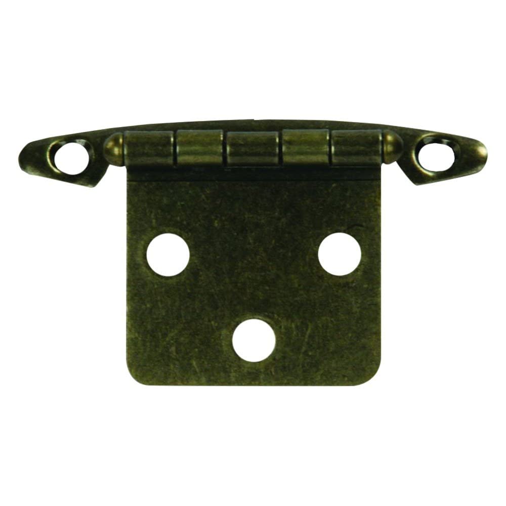 Jr Products 70605 Free Swing Flush Mount Hinge - Antique Brass