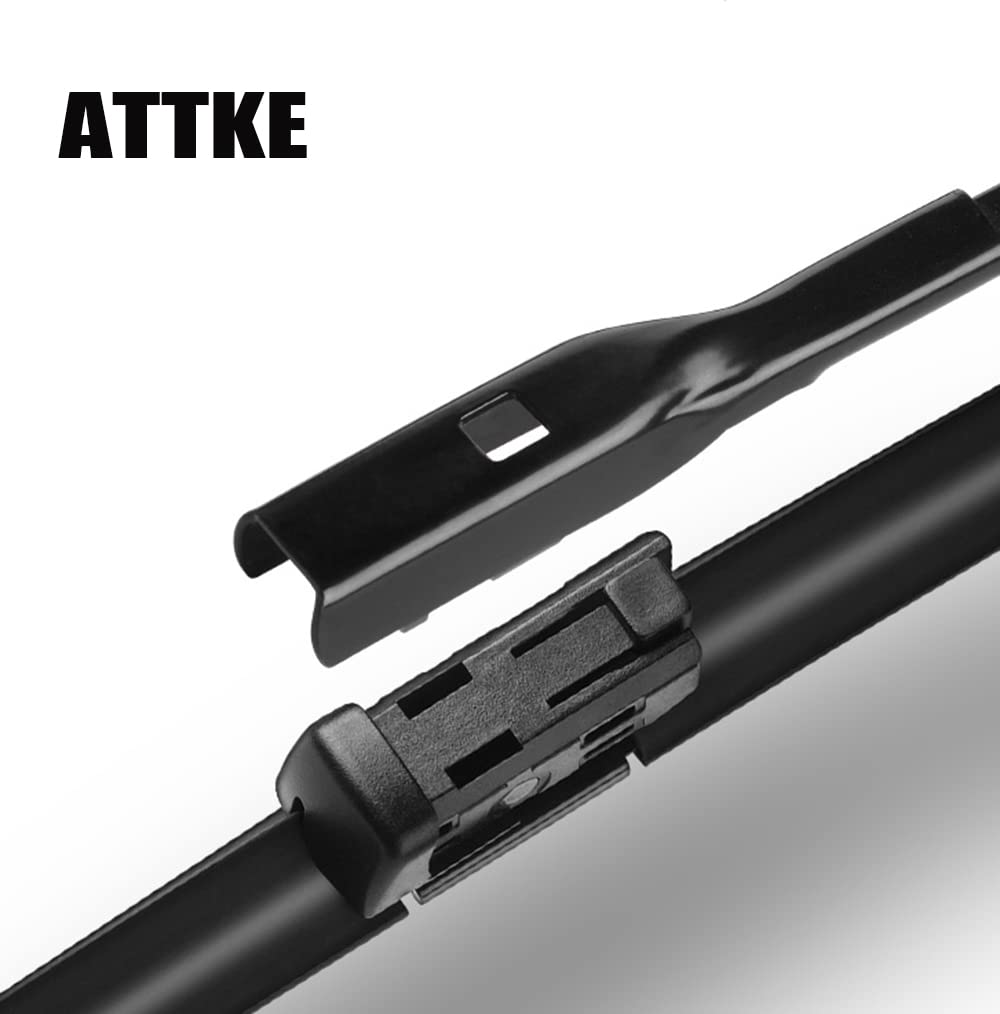 Attke Front Windshield Wiper Blades For Volkswagen Atlas 2018-2022 Genuine Replacement Wiper Blade Set 26''/22'' (Set Of 2)