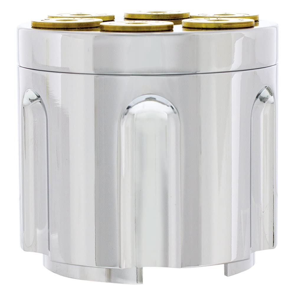 United Pacific 70229 - Manual Transmission Shift Knob - Chrome Gun Cylinder 13/15/18 Speed Gearshift Knob