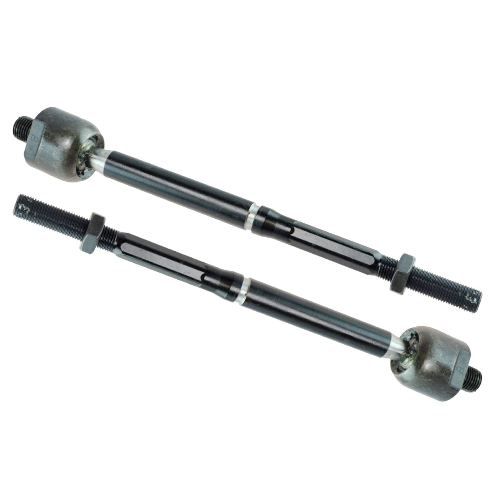 TRQ Front Inner Tie Rod Set Compatible with 2000-2005 Toyota Echo