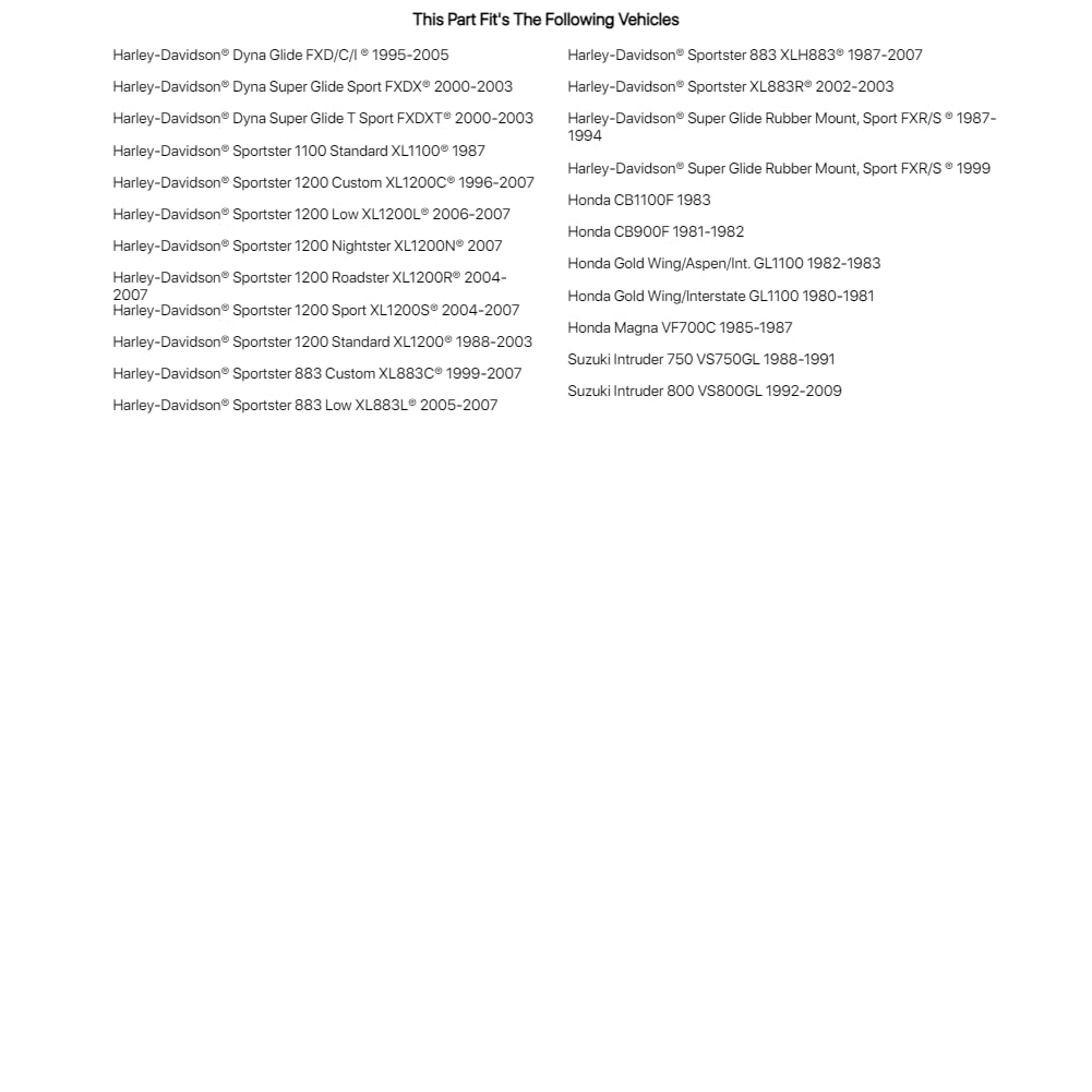 Tusk Fork Seals For Harley-Davidson Sportster 1200 Roadster Xl1200R 2004-2007