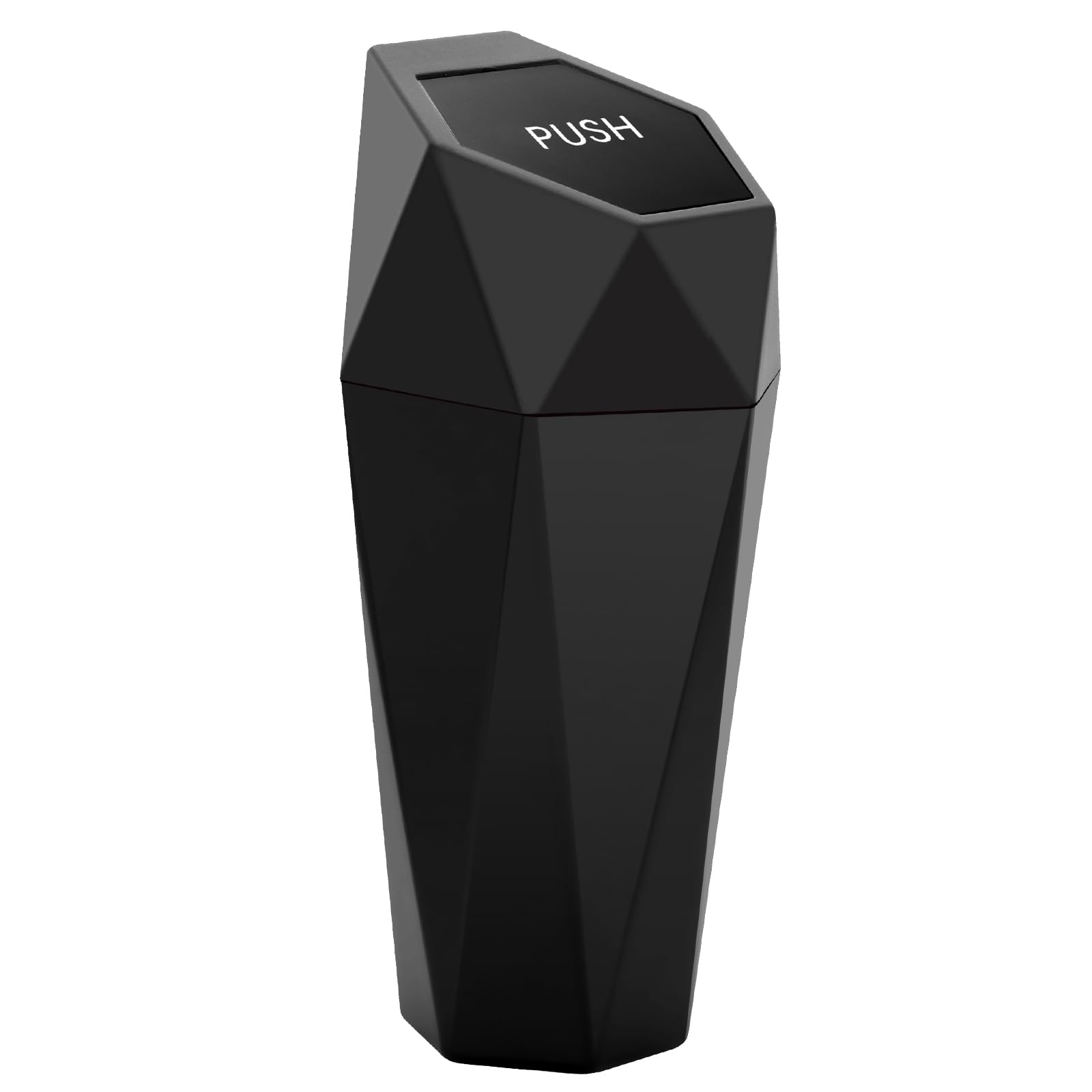 Ginsco Car Trash Can With Lid, Mini Car Trash Can Cup Holder, Car Garbage Can Car Accessories For Interior, Leakproof Car Trash