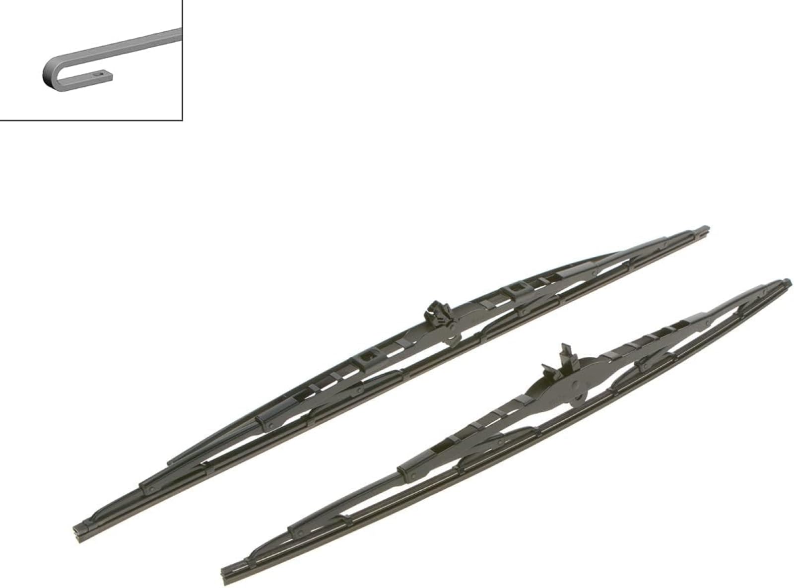 Bosch 3397001802 Twin Spoiler Original Equipment Replacement Wiper Blade - 24''/21'' (Set Of 2)