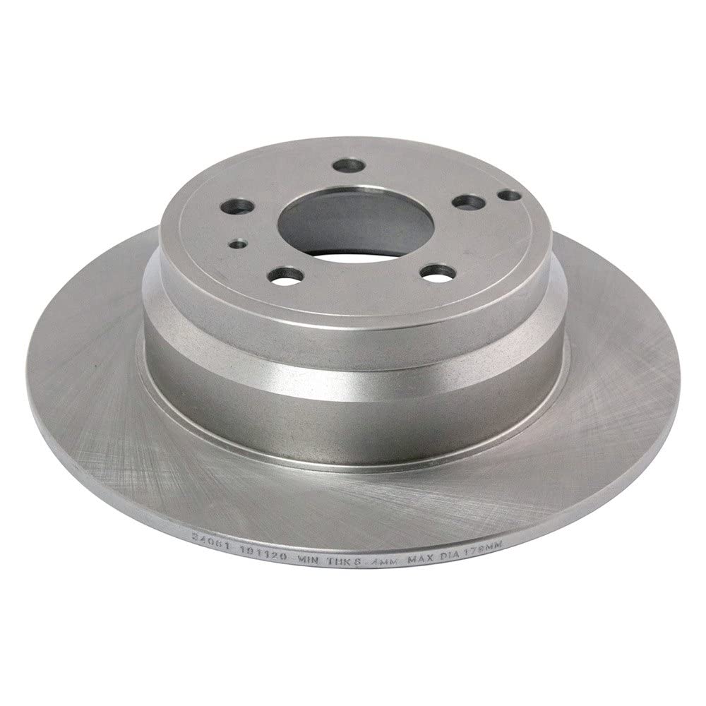 Trq Rear Brake Rotors Set Solid Compatible With 1994-1997 Volvo 850 1998-2004 C70 1998-2000 S70 V70