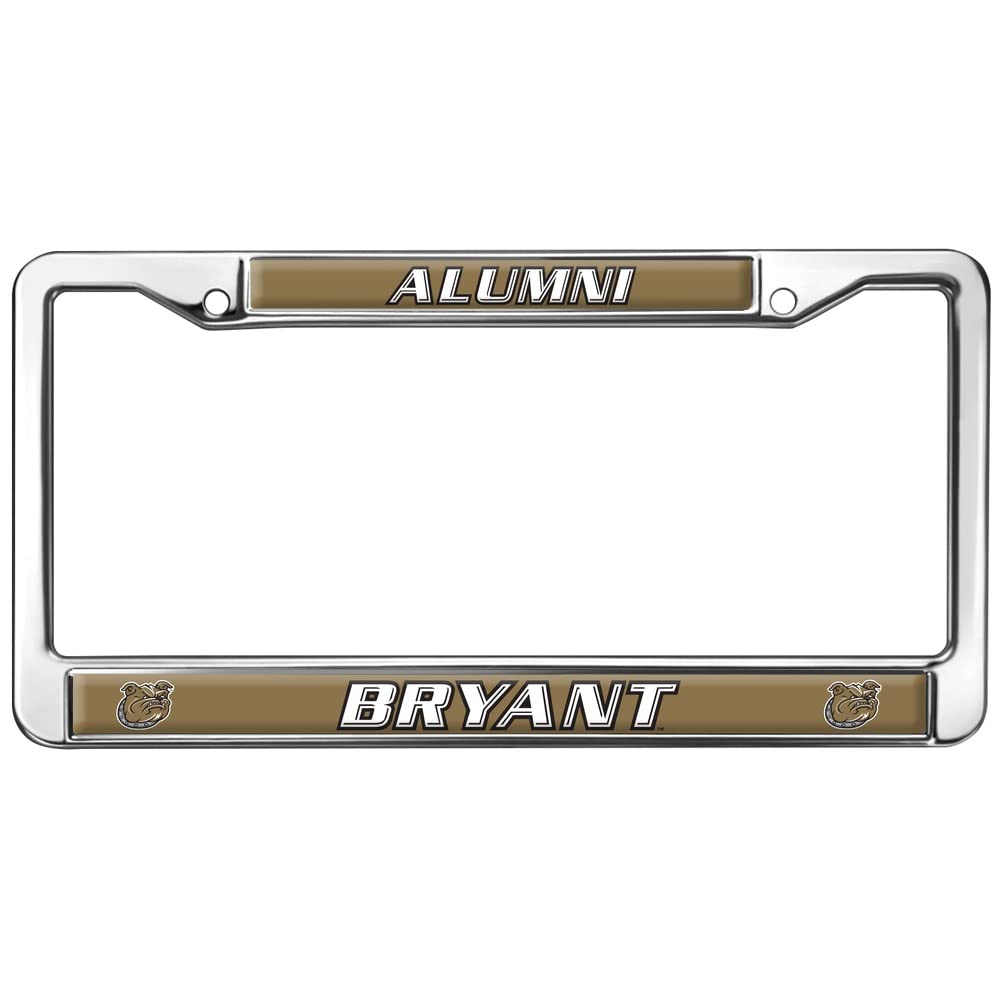 Bryant University Alumni Logo Full Size Standard License Plate Metal Frame