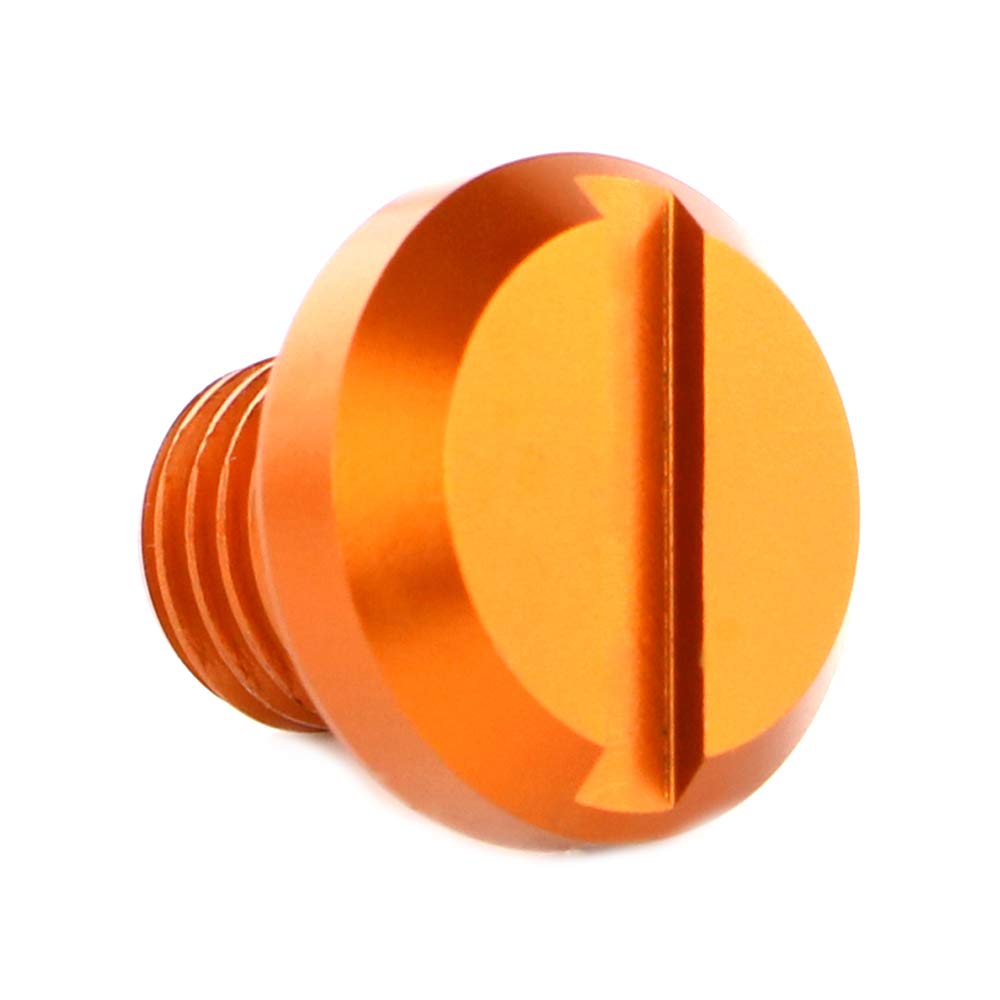 Xitomer Aftermarket 4 Pcs M10X1.25 Mirror Hole Plugs, Fit Forand So On, Aluminum Cnc (Orange)