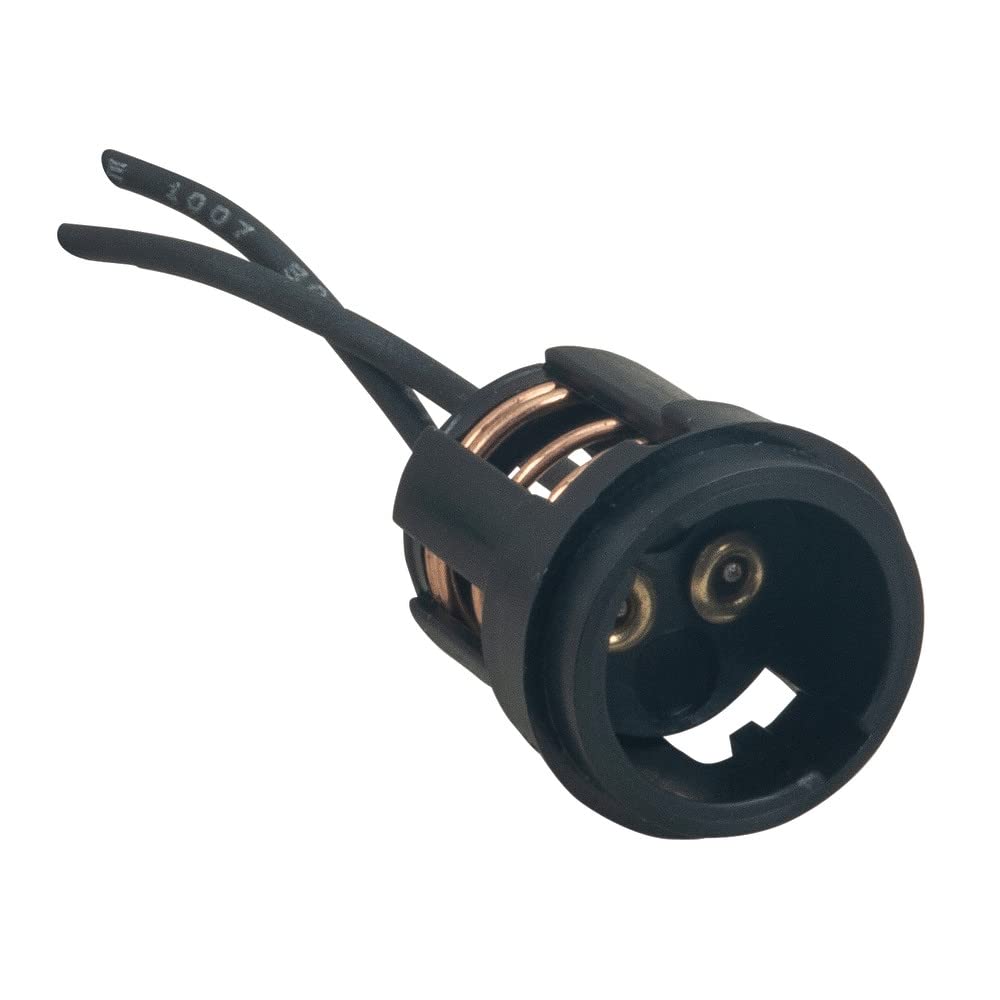 Perko 0024Dp1 Double Contact Bayonet Light Socket - Black