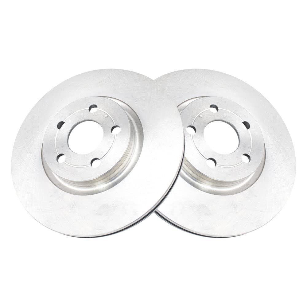 Trq Front Brake Rotors Set Vented Compatible With 2018-2023 Ford Transit Connect