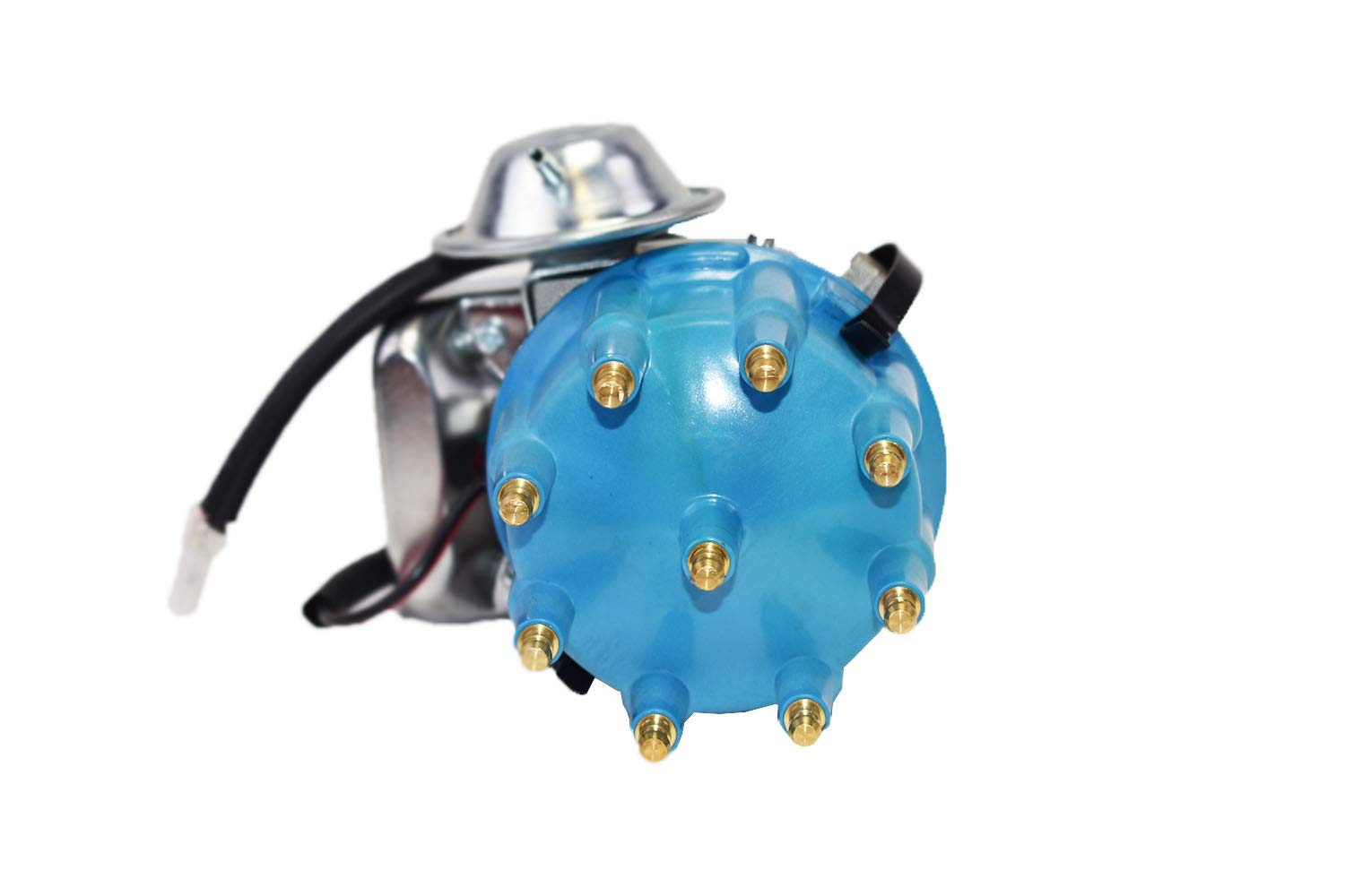 A-Team Performance - R2R Ready 2 Run Complete Distributor - Compatible With Small Block Ford Sbf 351W Two-Wire Installation Blue