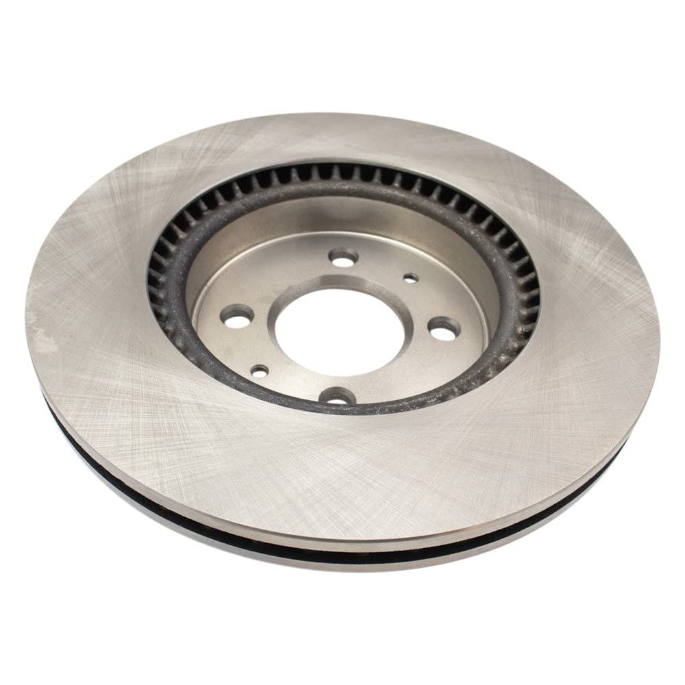 Trq Front Brake Rotors Set Vented Compatible With 2018-2022 Hyundai Accent 2012-2023 Kia Rio