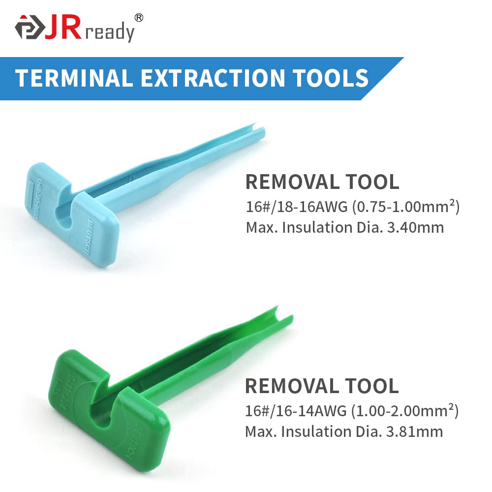 JRready 604PCS DT Deutsch Connector Kit, 2 3 4 6 8 12 Pin Gray DT Connectors, Size 16 Stamped Formed Contacts(14-18AWG)/ DT Conn