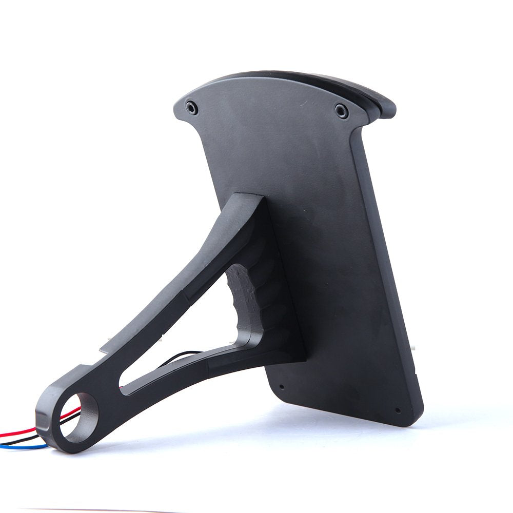 Motorcycle Bobber Custom Side Mount License Plate Frames Brake Tail Light Chrome