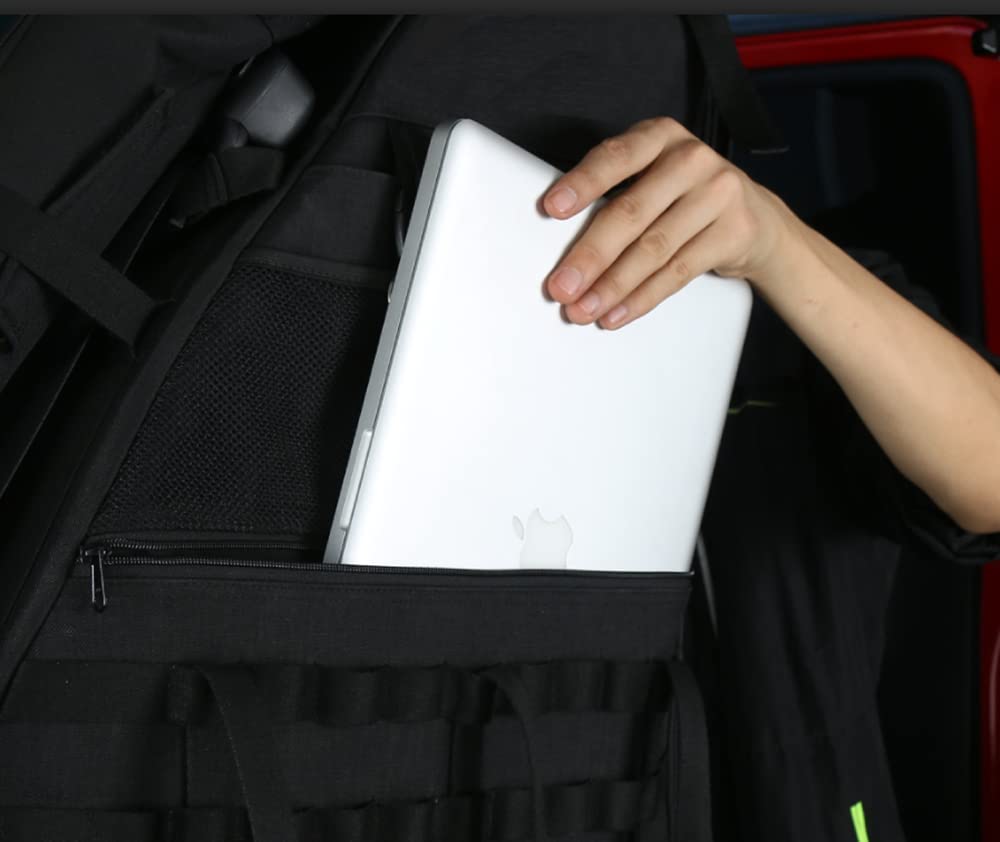 Hooke Road Roll Bar Storage Bags Organizer Saddle Bag For 1997-2024 Jeep Wrangler Tj & Jk & Jl Unlimited 4-Door - Pair