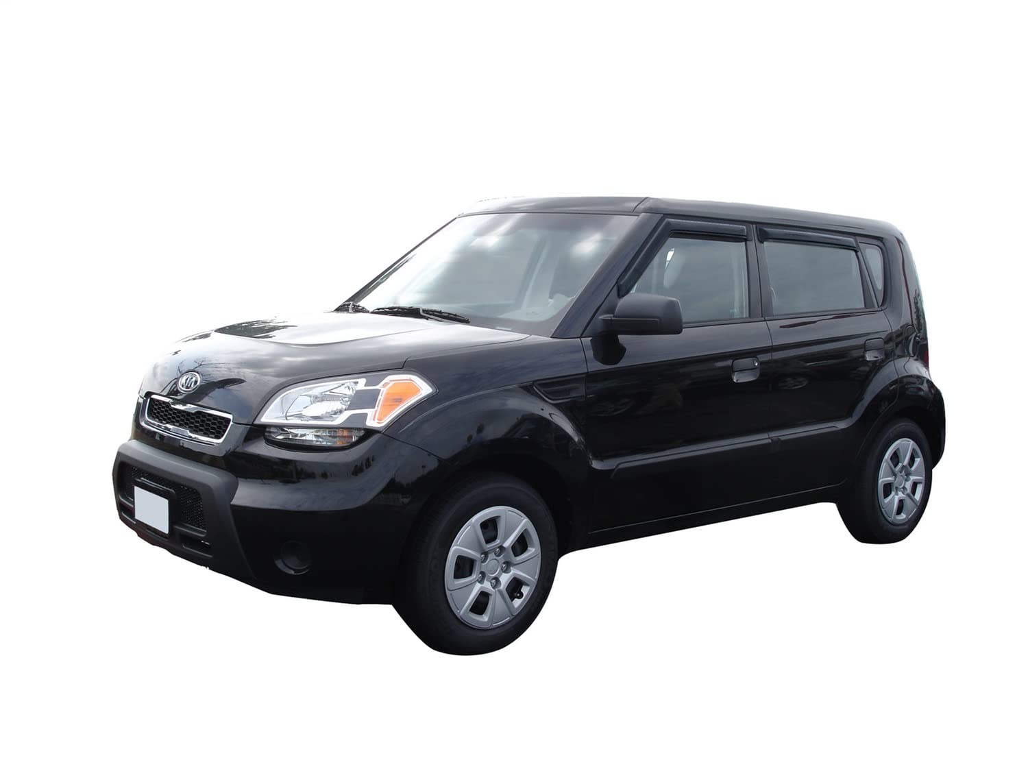 Auto Ventshade [Avs] Outside Mount Rain Guards For 2009 - 2013 Kia Soul, 4 Pcs. | Window Vent Visors - Smoke | 94164