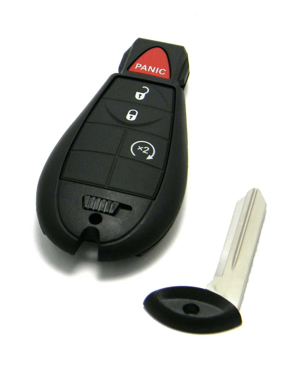 Mopar Oem Dodge Keyless Entry Remote Fob 4-Button Fobik Smart Key (Fcc Id: Gq4-53T / P/N: 56046955)