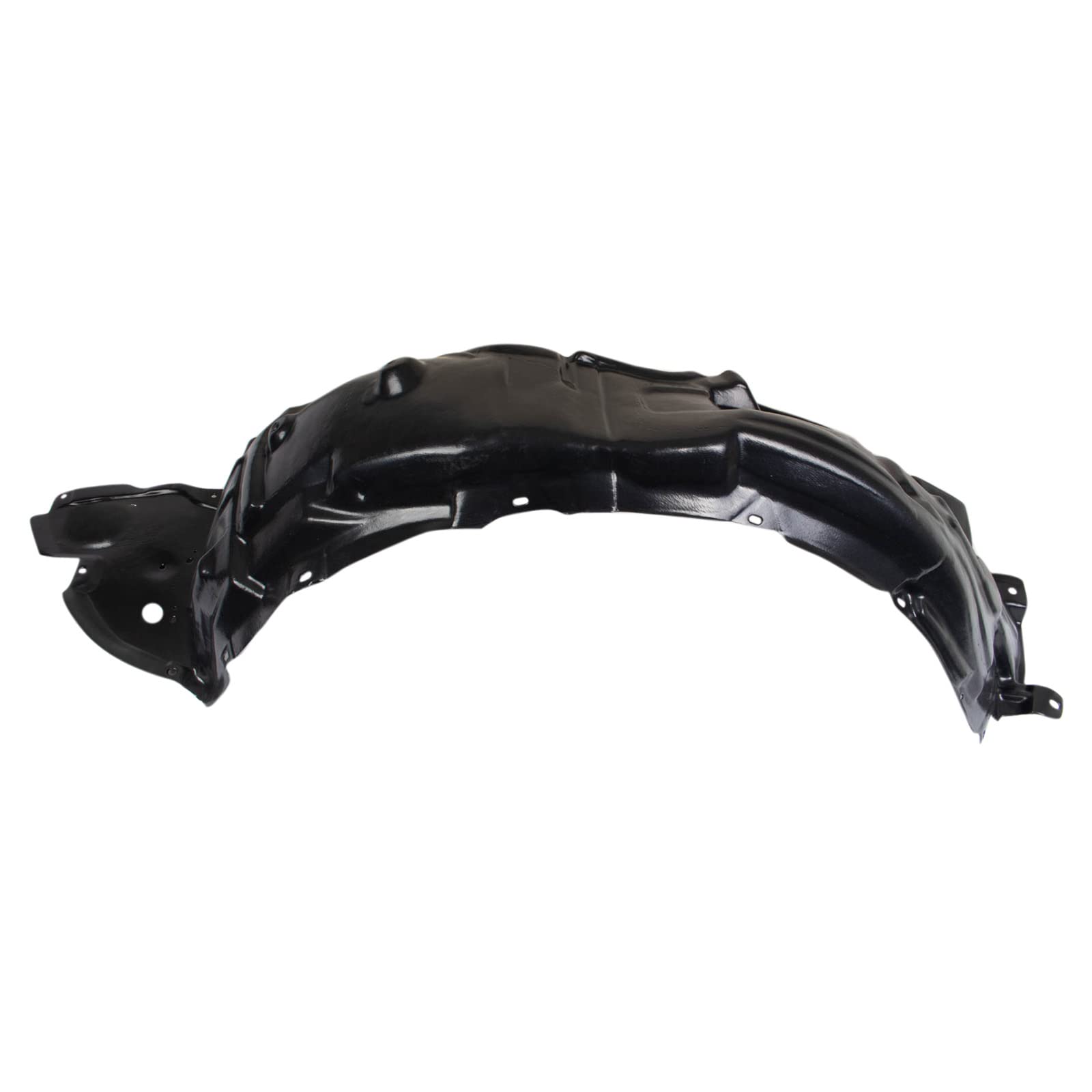 TRQ Inner Fender Liner Set for 2009-2010 Lexus IS250, Black Plastic, Model BDA15575