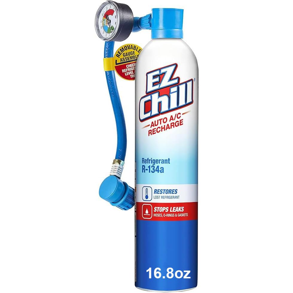 Parts Universe EZ Chill Auto A/C Recharge Kit, 16.8 OZ