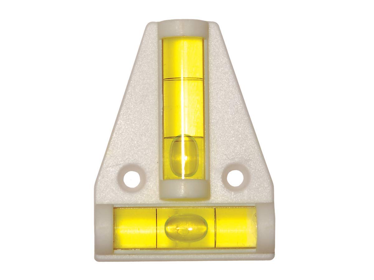 Rv Designer E411, Two Way Bubble Level, 2-1/2 Inch X 1-3/4 Inch, 2 Per Pack, Exterior Hardware