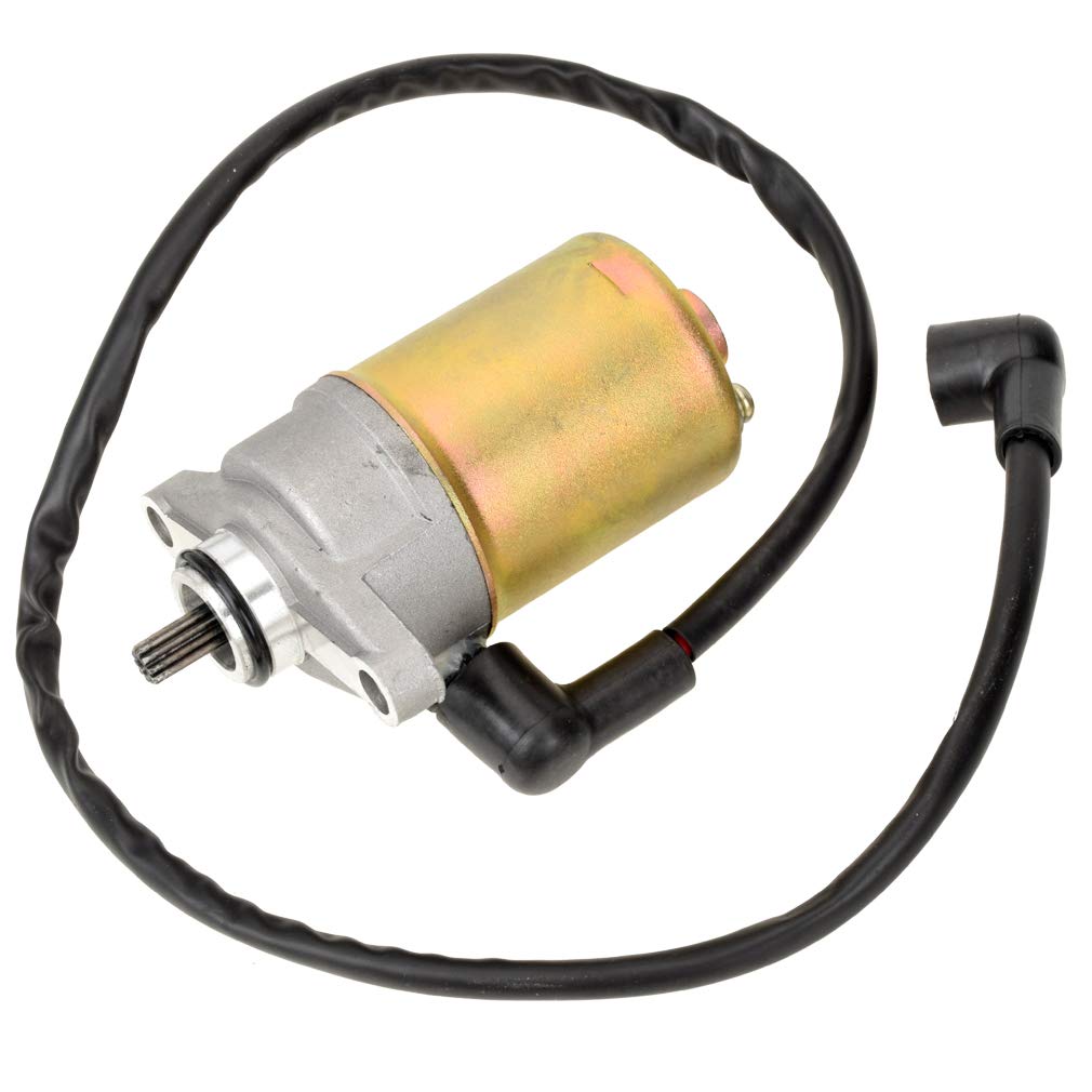 Hiaors 10 Teeth Starter Motor For Tao Tao Jonway Sunl Roketa Baja Peace Sports Gy6 47Cc 49Cc 50Cc Chinese 4-Stroke Qmb139 Engine