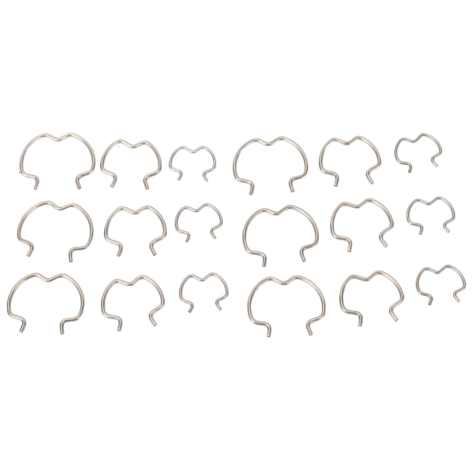 18Pcs Transmission Cooler Line Clips 800 801 For Secure Fitting, Universal 3/8', 1/2', 5/8' Metal Quick Connector Clips, Easy Installation, Durable & Erosion-Resistant