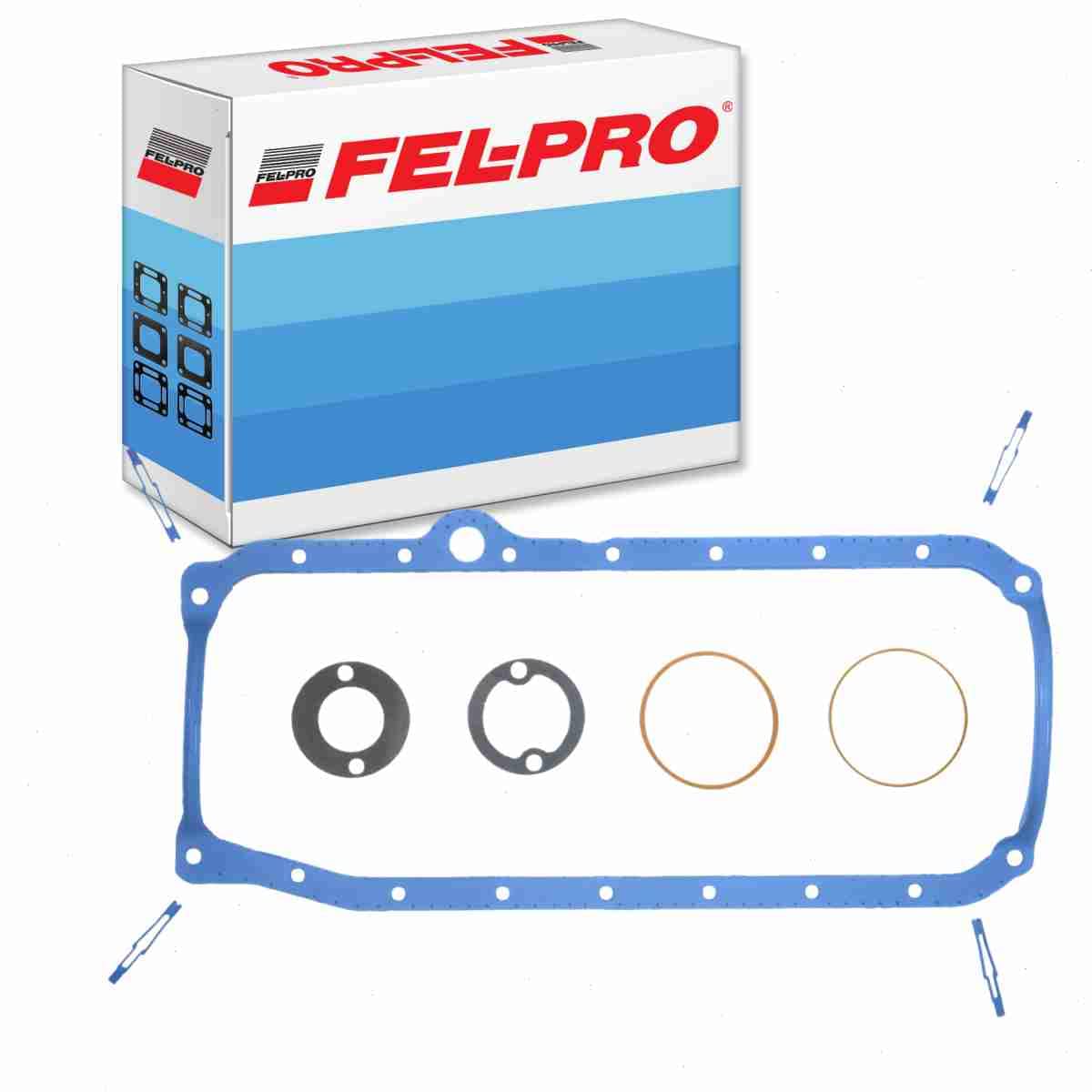Sixity Auto Oil Pan Gasket Set compatible with Chevrolet K1500 5.0L 5.7L V8 1988-1999