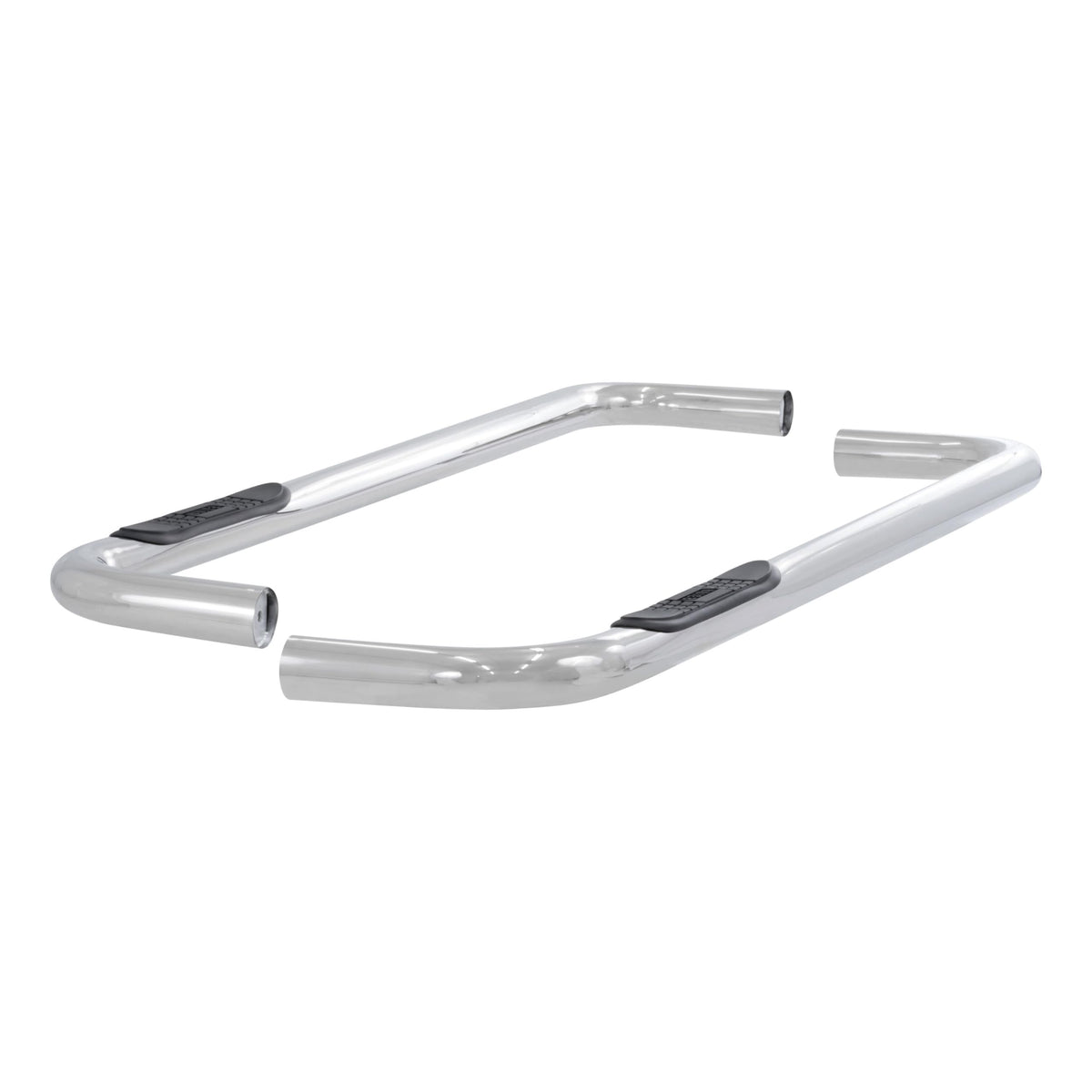 ARIES 204041-2 3-Inch Round Polished Stainless Steel Nerf Bars, No-Drill, Fits Select Chevrolet, GMC C2500, C3500, K2500, K3500