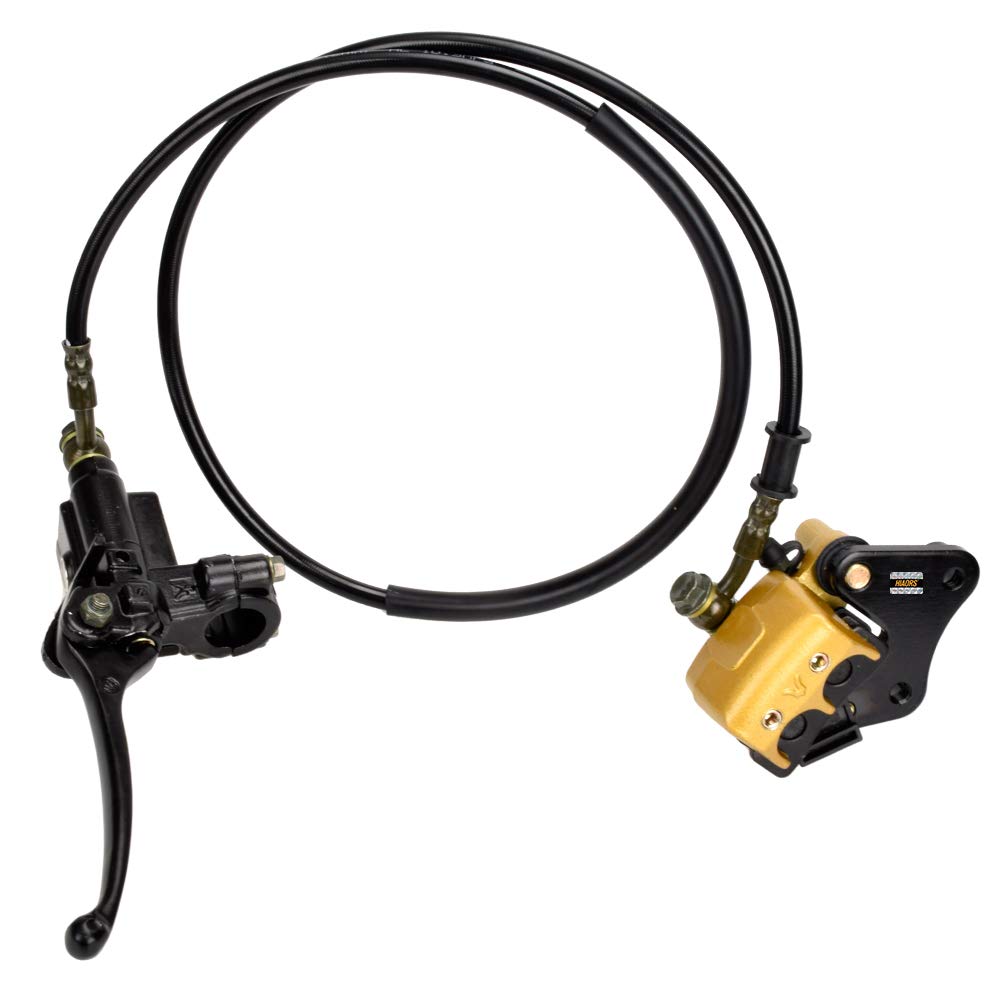 Hiaors Front Disc Brake Master Cylinder Caliper With Brake Pad Assembly For 50Cc 70Cc 90Cc Ssr 110Cc 125Cc Atomik Ssr Apollo Chinese Dirt Bike Pit Bike