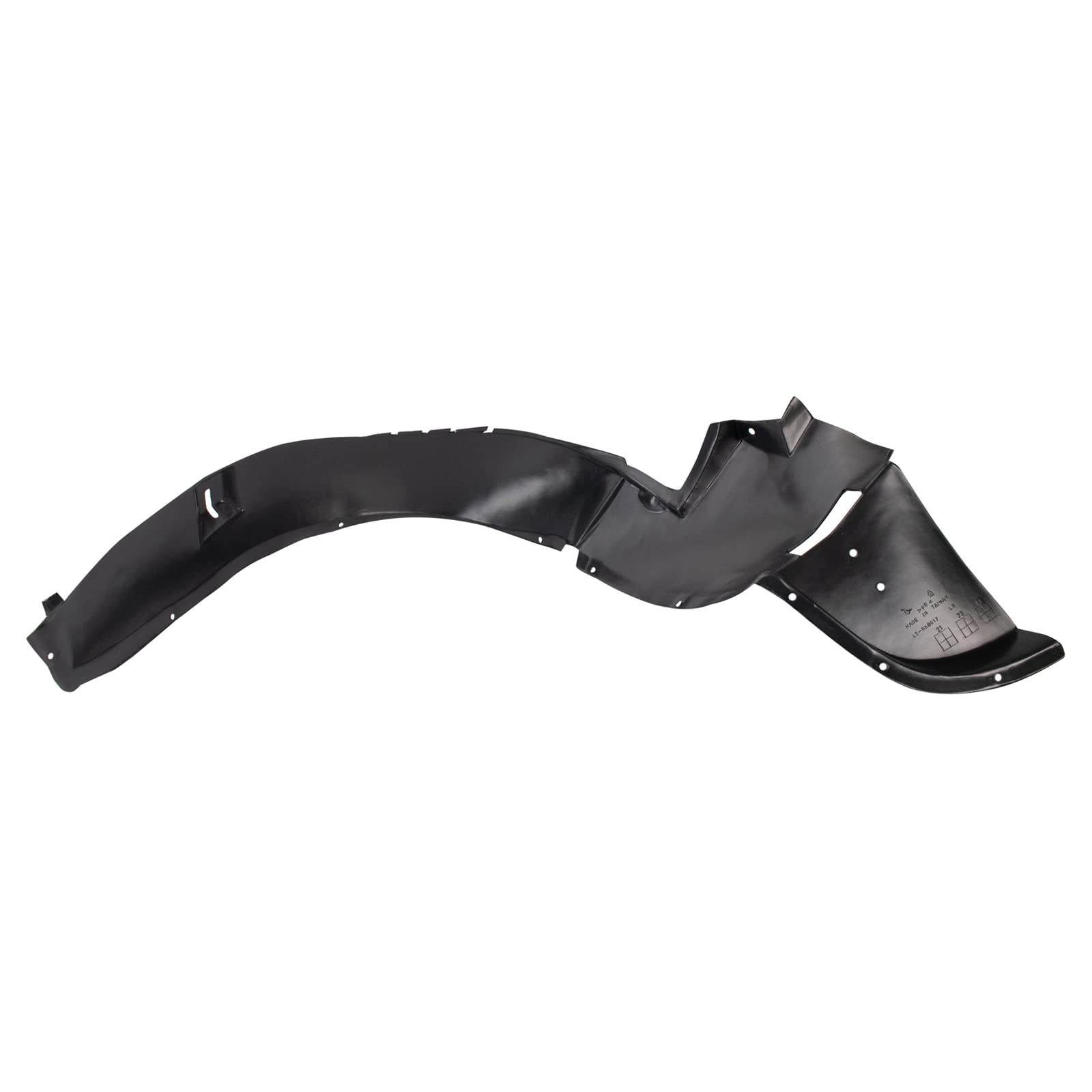 Trq Front Inner Fender Liner Set Compatible With 2002-2007 Buick Rendezvous Gm1250106 Gm1251106