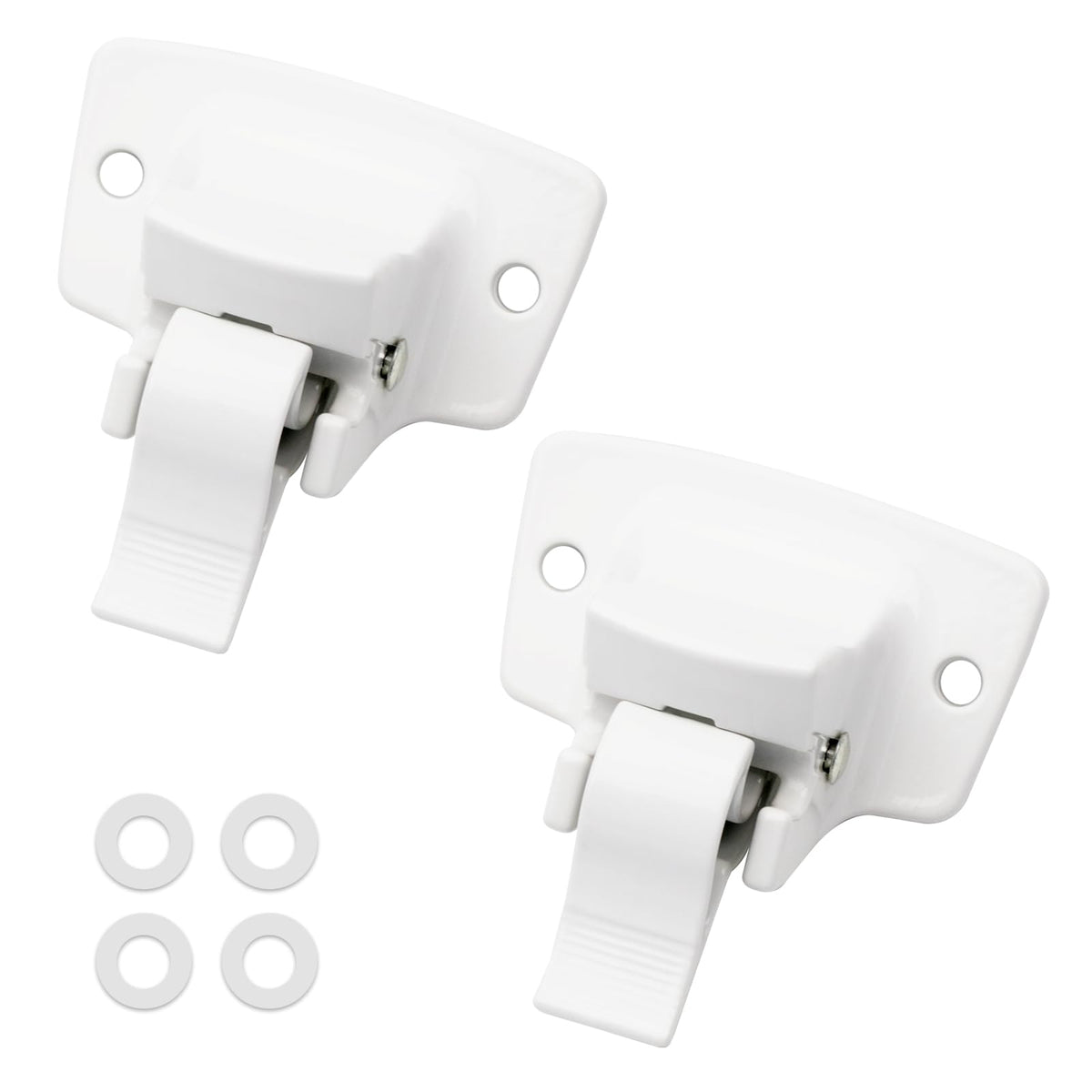 2pcs Bottom Bracket Kit, Wall Mount Bracket Assembly for RV Camper Trailer, Awning Mounting Bracket Fits for RV Camper Trailer 3