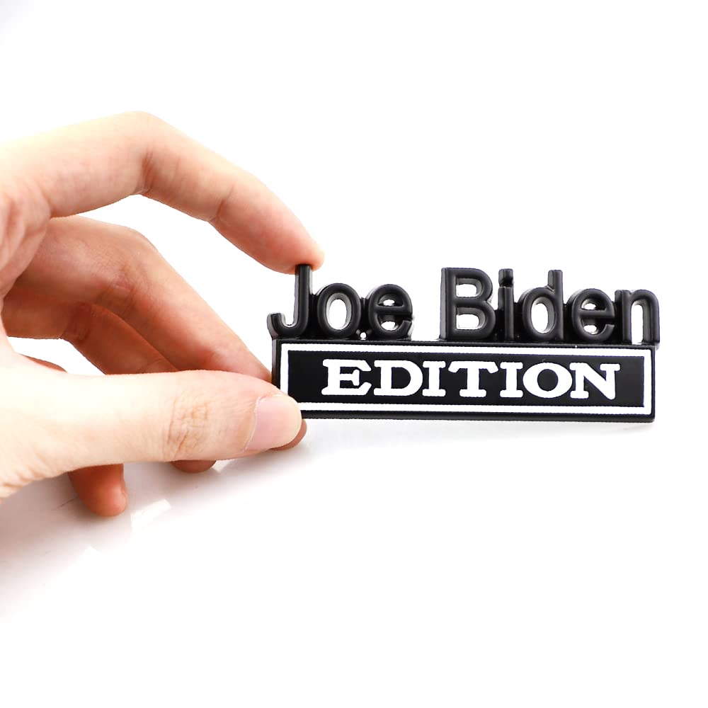 2 Pcs Joe Biden Edition Emblem Car Side Rear Front Hood Trunk Door Badge 3D Decal Sticker for Car Truck SUV CR-Edition CR-Editio