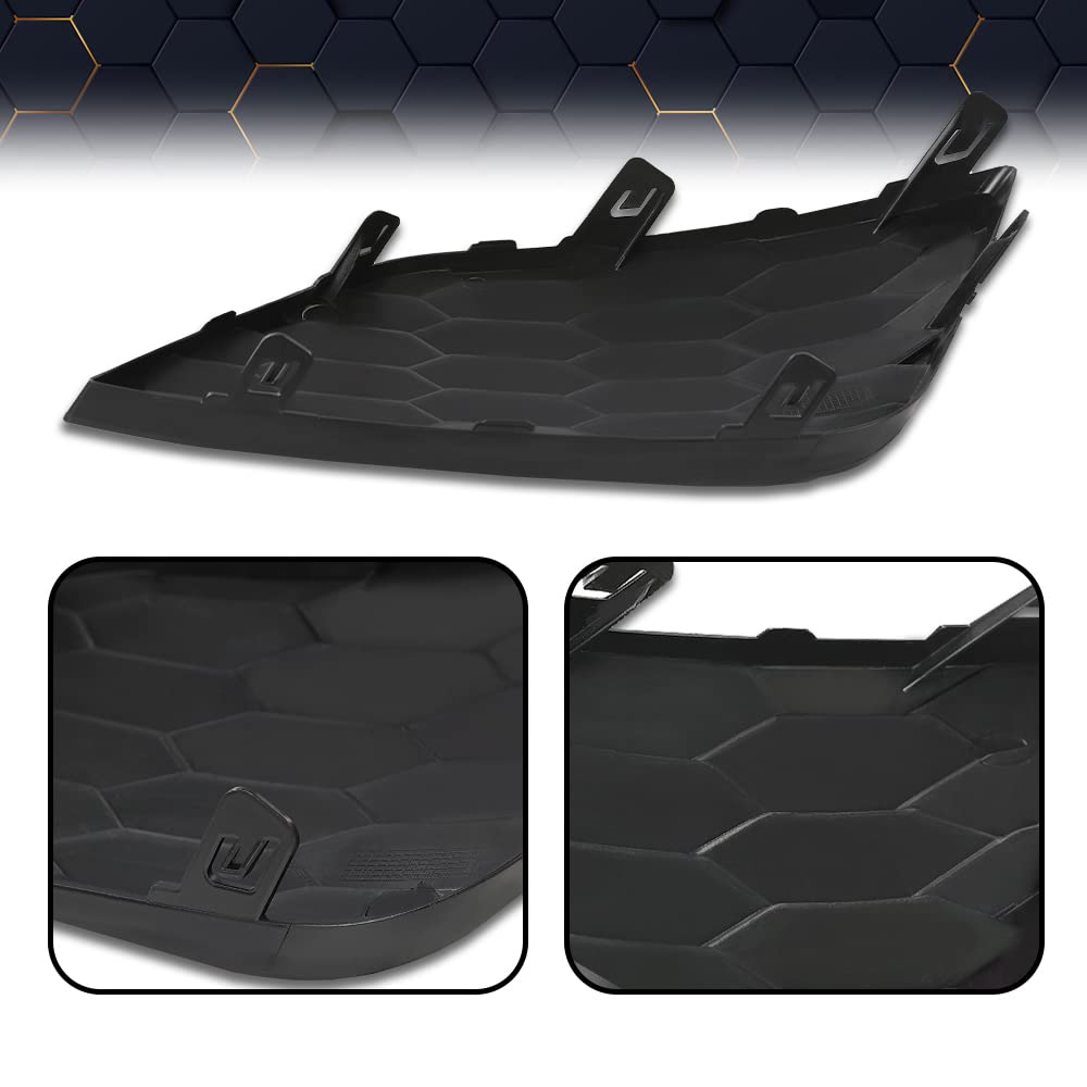 Pit66 Fog Light Bezel Cover Compatible With 2016-2019 Nissan Sentra Fog Lamp 22564Af0B Ni1039142 622574Af0B Ni1038142 Left Drive