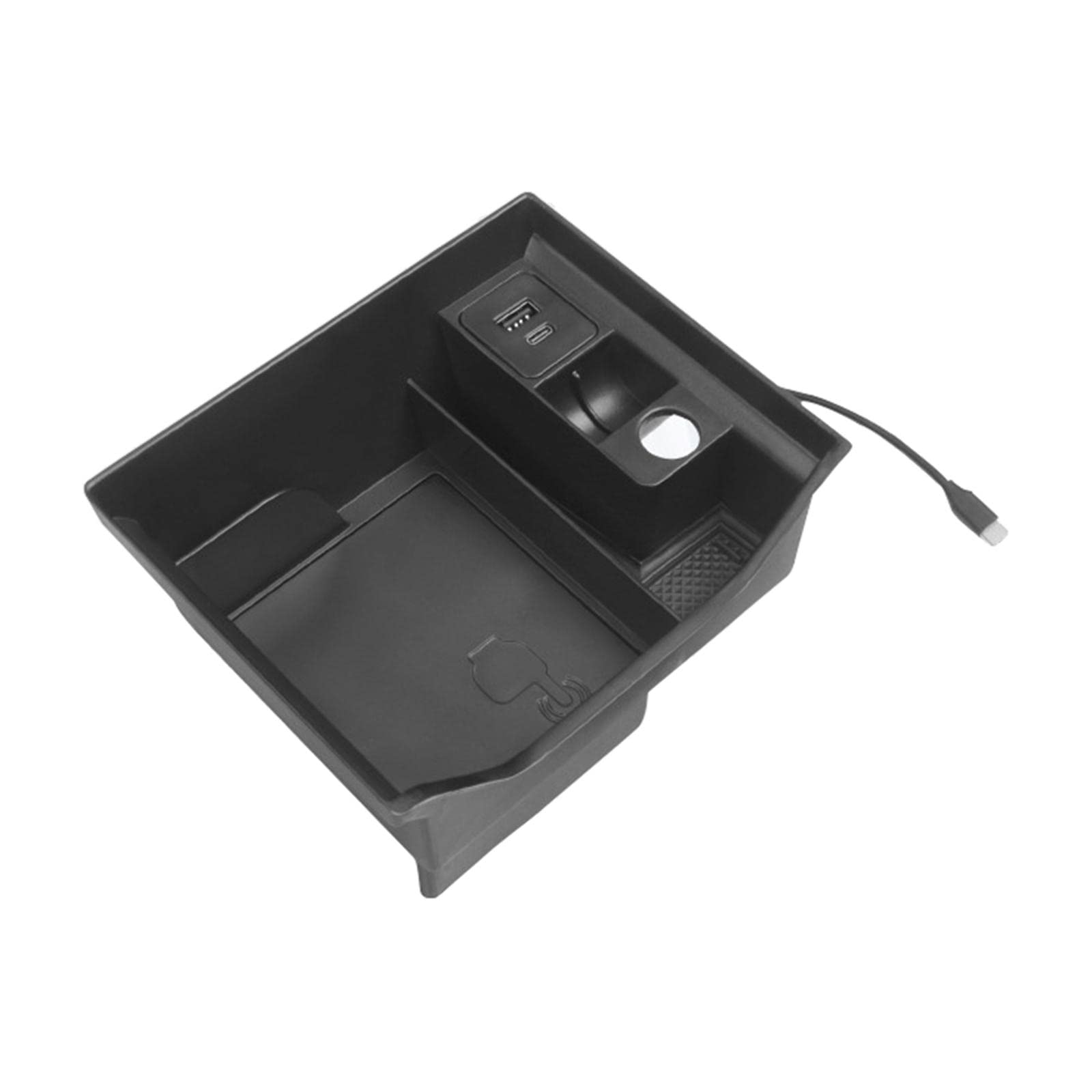 MERISHOPP Center Console Organizer Armrest Storage Compatible with Tesla Model 3 /3Y Silicone Pad| Motors|Automotive Tools & Sup