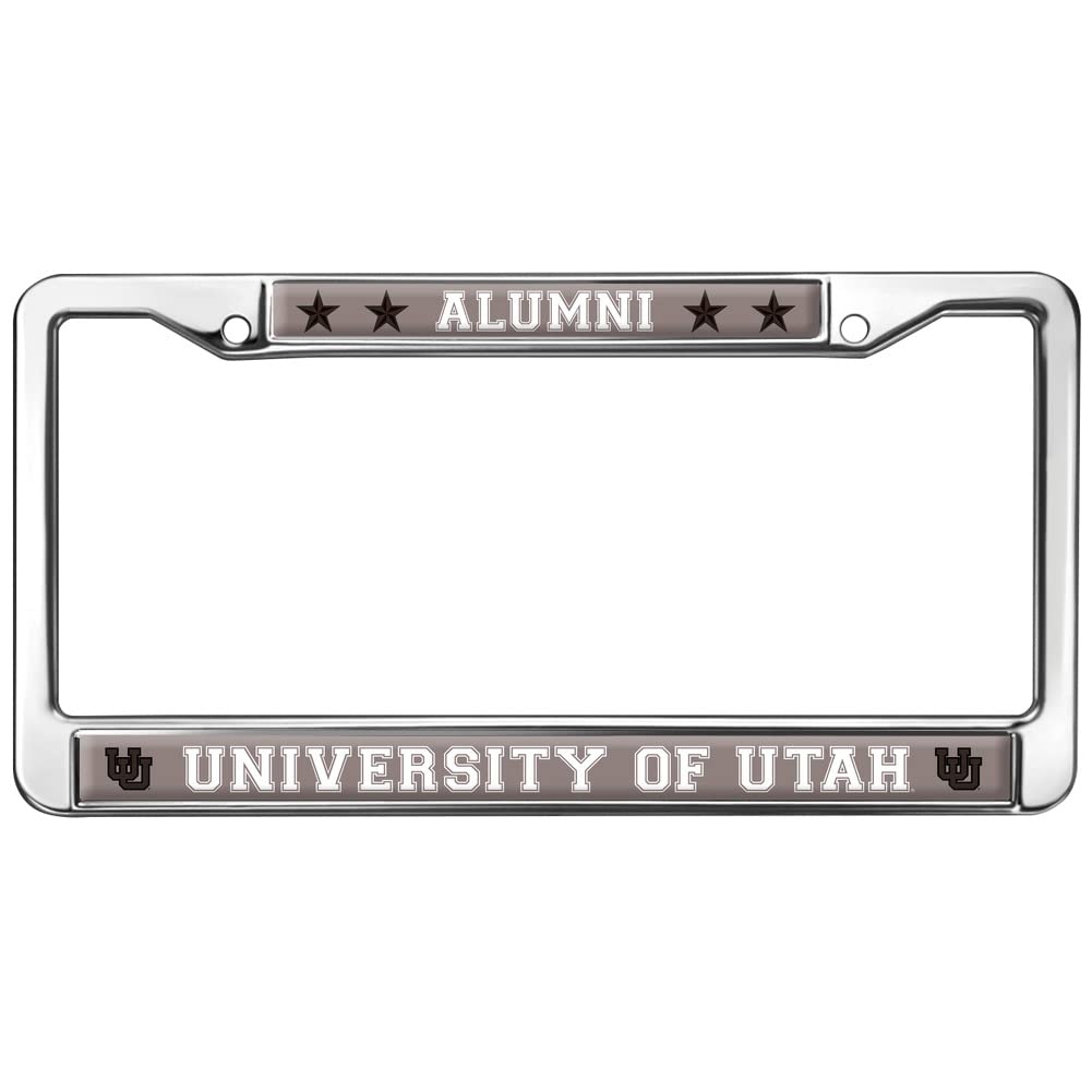 University of Utah Naval Alumni Full Size Standard License Plate Metal Frame