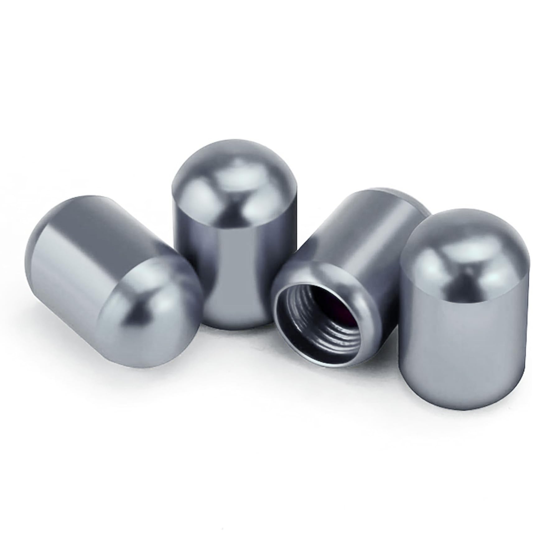 Justtop 4Pcs Car Tire Valve Stem Caps, Air Caps Cover, Universal For Cars, Suvs, Bike, Trucks And Motorcycles, Car Wheel & Tire 