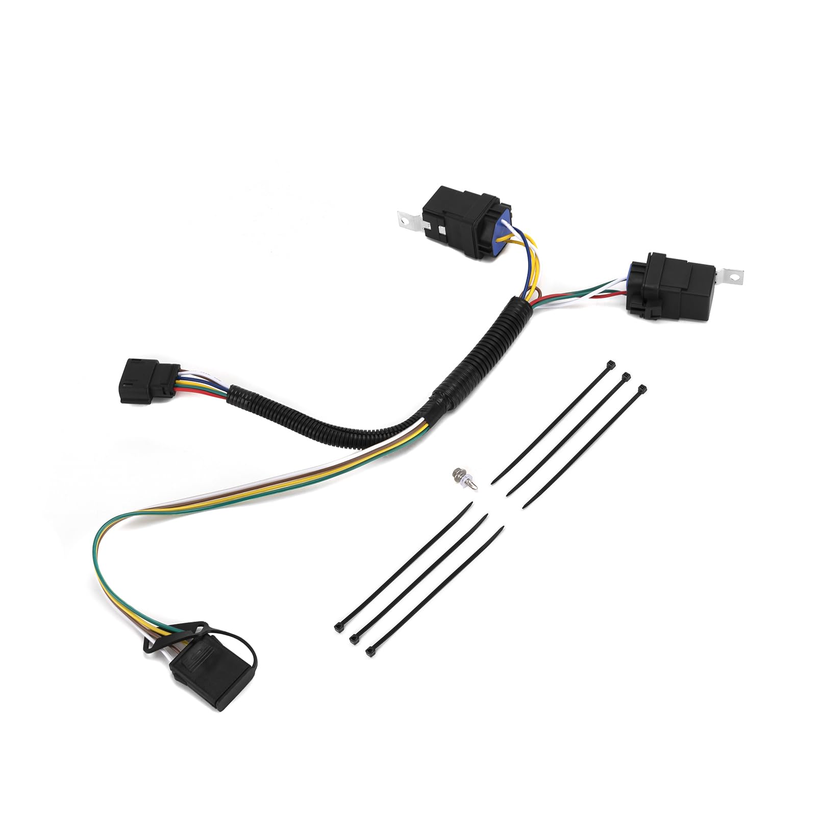 Wsays Trailer Wiring Harness 4-Pin Plug & Play Compatible with Chevrolet Equinox 2018-2025 Fit GMC Terrain 2018-2025