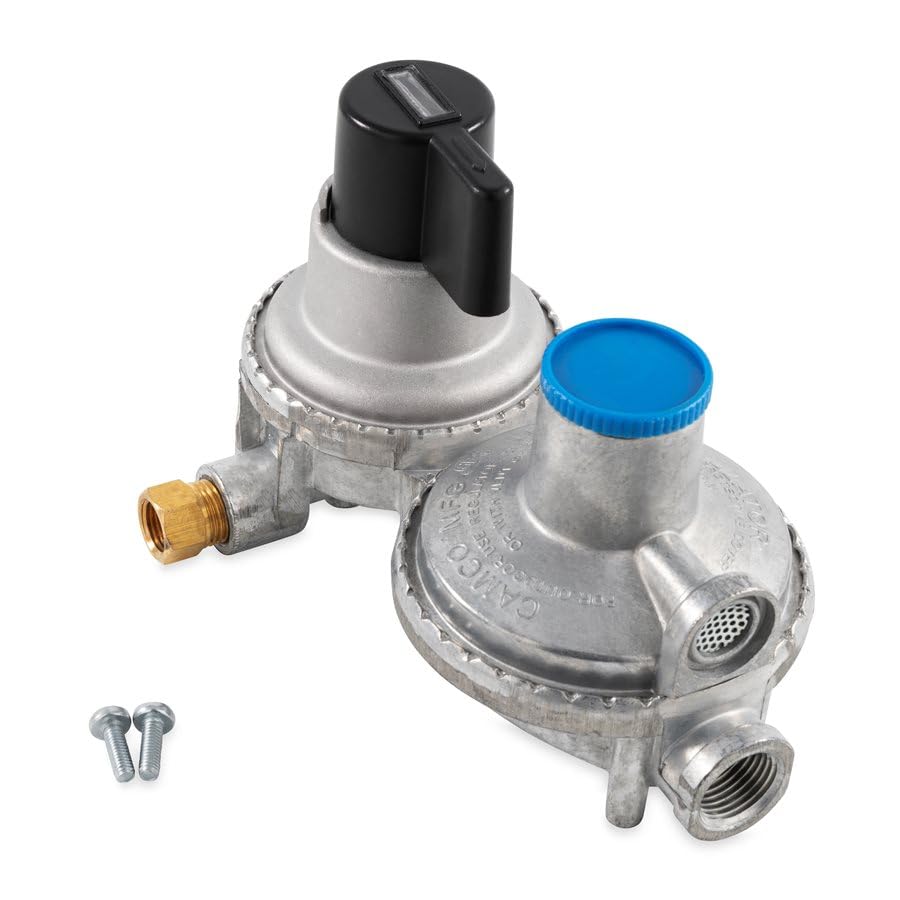 Camco Propanedouble-Stageauto-Changeoverregulatorcamco Ccsaus,Bulk