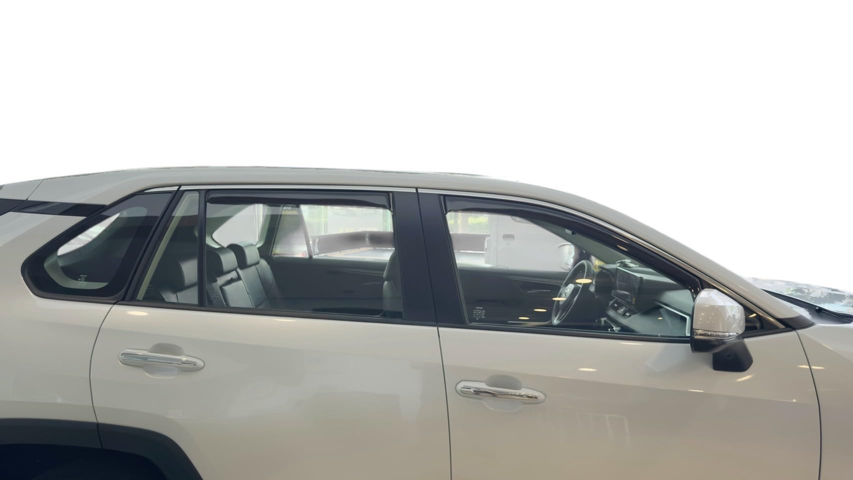 2019-2025 In-Channel Rain Guards Side Window Visor Deflectors For Toyota Toyota Rav4 Se Xse Le Xle Adventure Limited Hybrid 2020