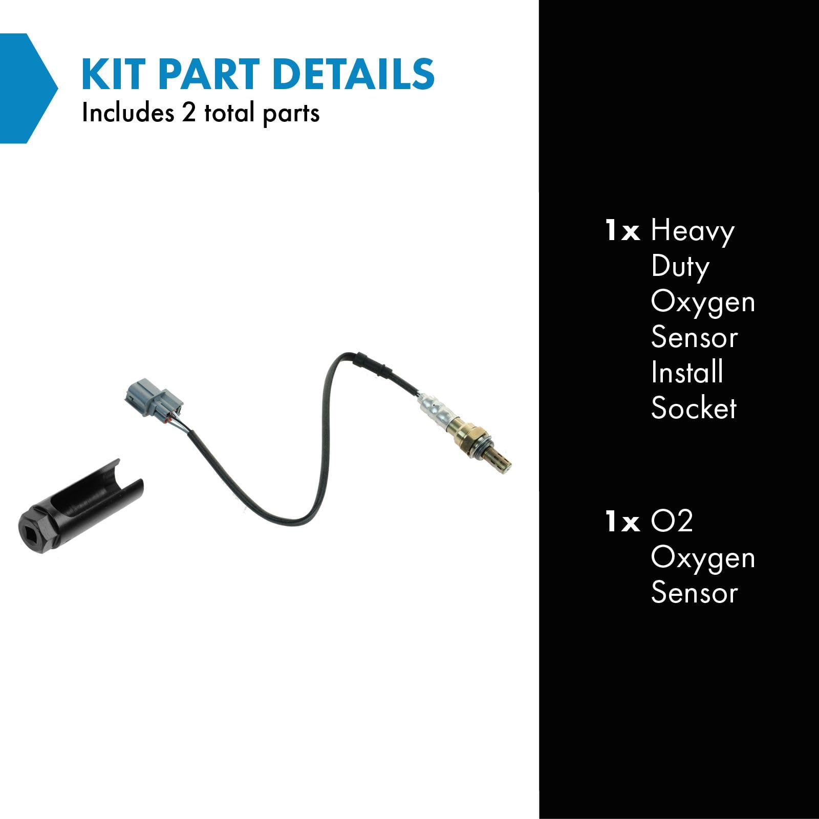 Trq O2 Oxygen Sensor Direct Fit & Socket For Integra Cl Accord Civic Odyssey 4 Wire