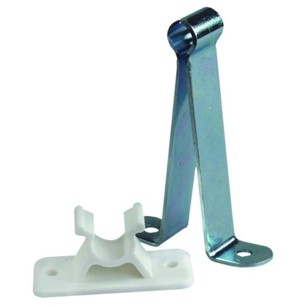 JR Products 10545 CClip Style Door Holder  3, Metal/Plastic Combo