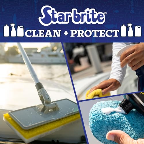 STAR BRITE Premium Marine Polish - 16 OZ Gel Coat Sealer - High Gloss Finish - Model 085716PW - Plastic