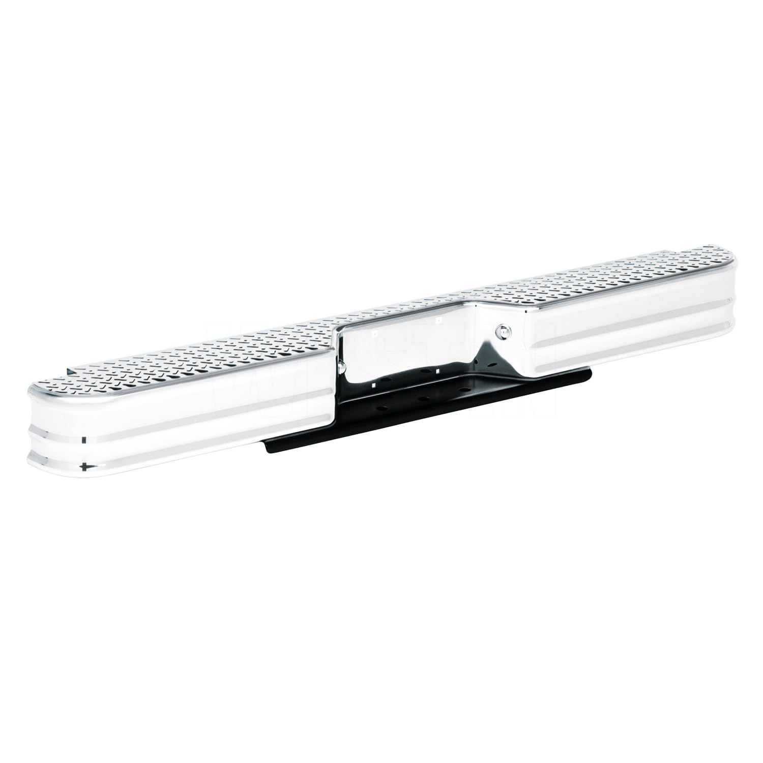 Fey 71000 DiamondStep Universal Chrome Replacement Rear Bumper (Requires Fey vehicle specific mounting kit sold separately)