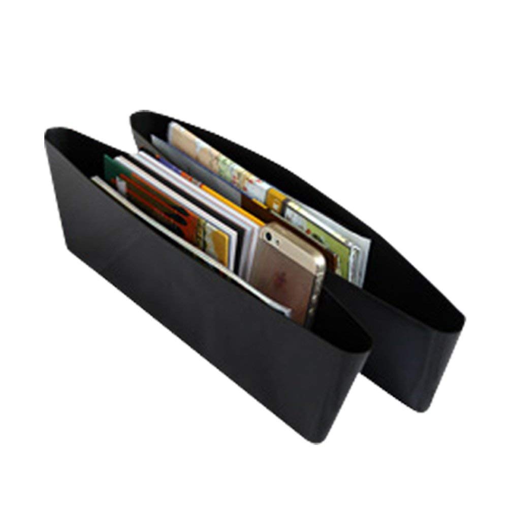 Mbuys Mall 2Pcs Catch Caddy Car Seat Catcher, Car Organizer Black Color for Innova Crista, & All Other Cars | 1 Set 2 Pcs