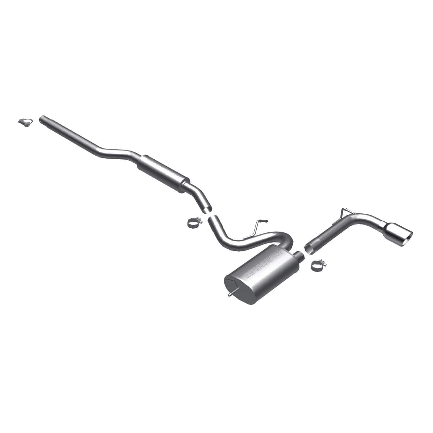 Magnaflow Performance Exhaust System 16822: Cat-Back, Street Series, For 2008-2011 Mitsubishi Lancer