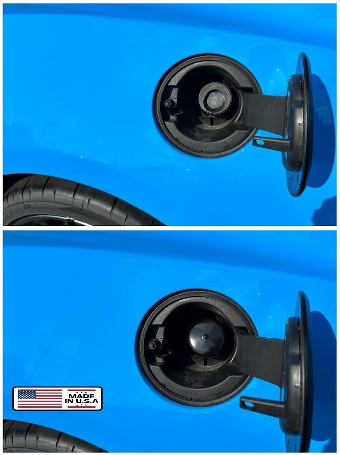 Cap & Shield 2.375Inch Id, Capless Gas Cap Dirt, Water & Dust Cover Compatible With Gmc, Chevrolet, Buick & Cadillac Capless Gas