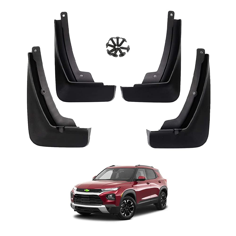 Autorder Mud Flaps Splash Guards For Chevy/Chevrolet Trailblazer 2021 2022 2023 2024 2025 Accessories Mudflap Fender Flares Fron